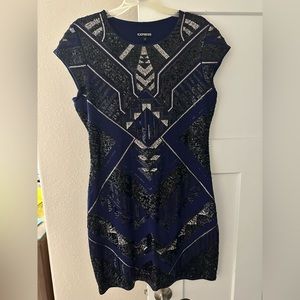 New without tags sequin Express dress size L
